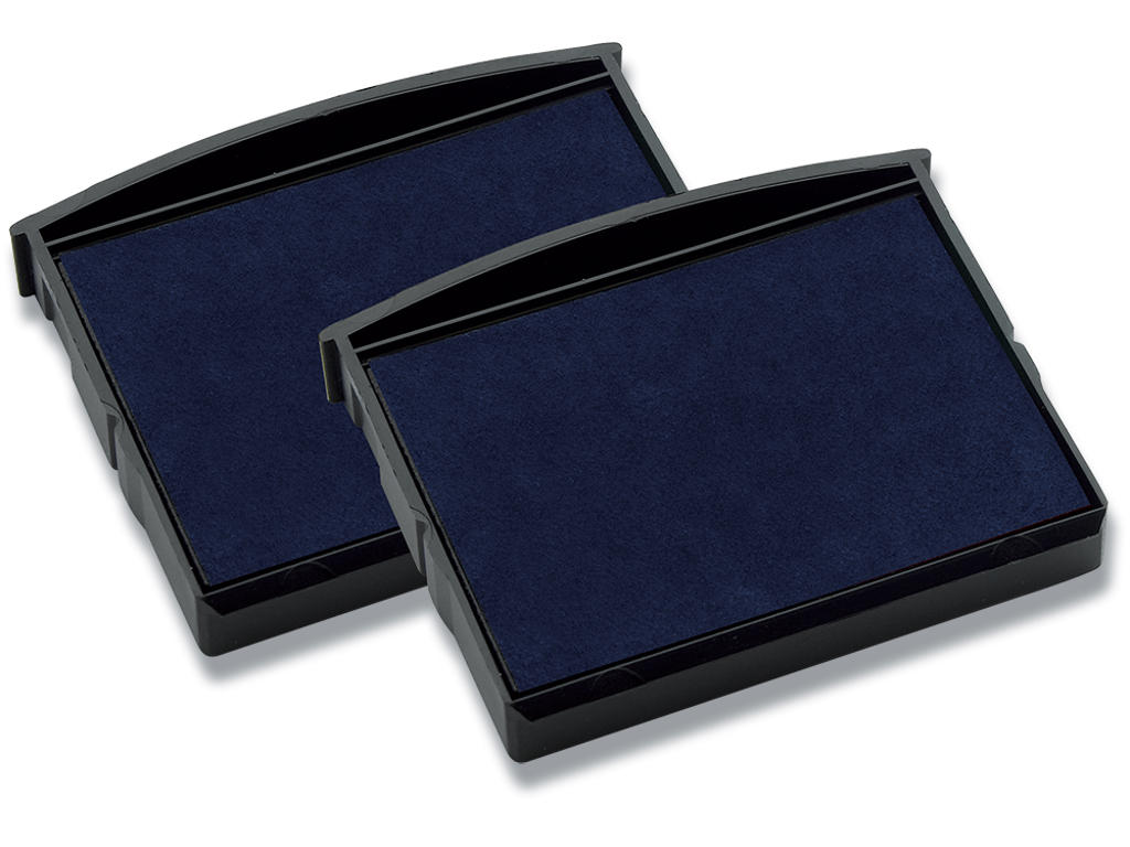Stempelpude, 2 stk, Blå, E/2100BD, Til Colop 2100 2100/3 2100/6