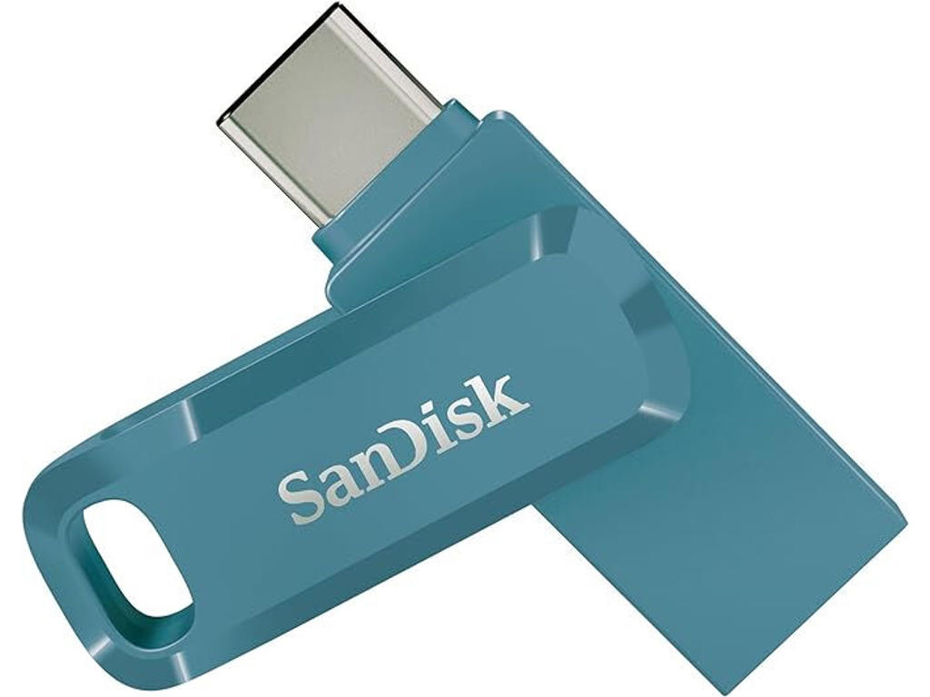 SanDisk Ultra Dual Drive Go USB 128GB USB-nøgle USB Type-A / USB Type-C 3.2 Gen 1 (3.1 Gen 1) Blå