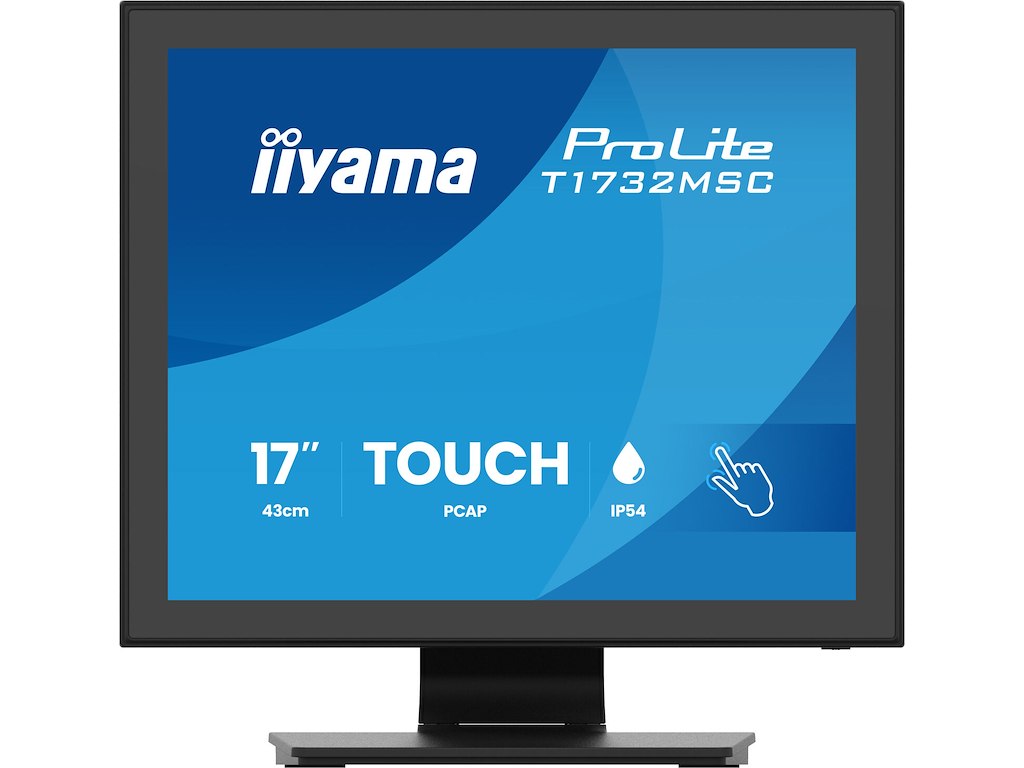 iiyama ProLite T1732MSC-B2S computerskærm 43,2 cm (17") 1280 x 1024 pixel SXGA LED Berøringsskærm Sort