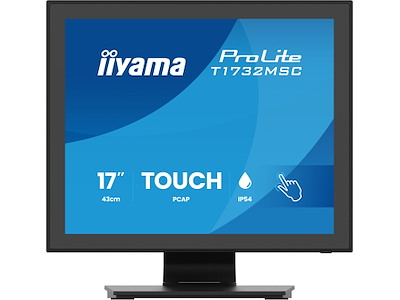iiyama ProLite T1732MSC-B2S computerskærm 43,2 cm (17") 1280 x 1024 pixel SXGA LED Berøringsskærm Sort