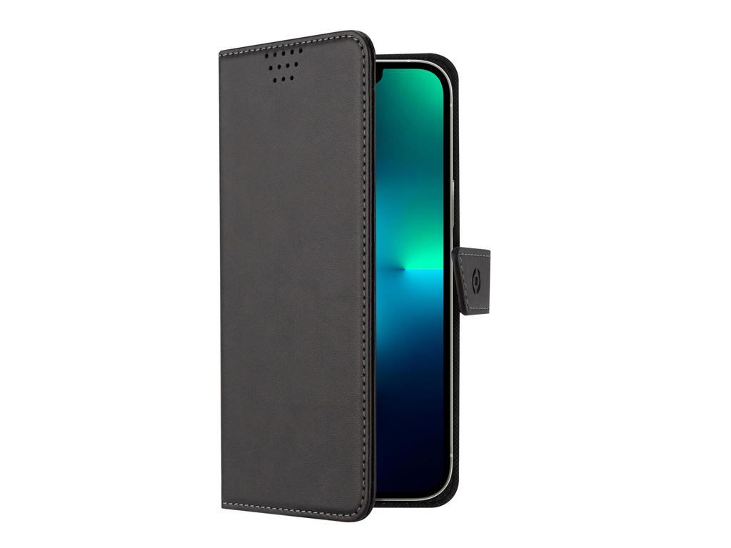 Celly Wallymag mobiltelefon etui 17 cm (6.7") Tegnebogsetui Sort