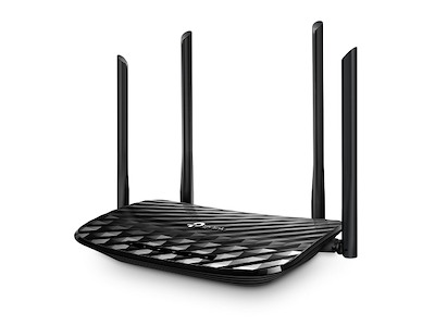 TP-Link AC1200 trådløs router Gigabit Ethernet Dual-band (2,4 GHz / 5 GHz) Sort