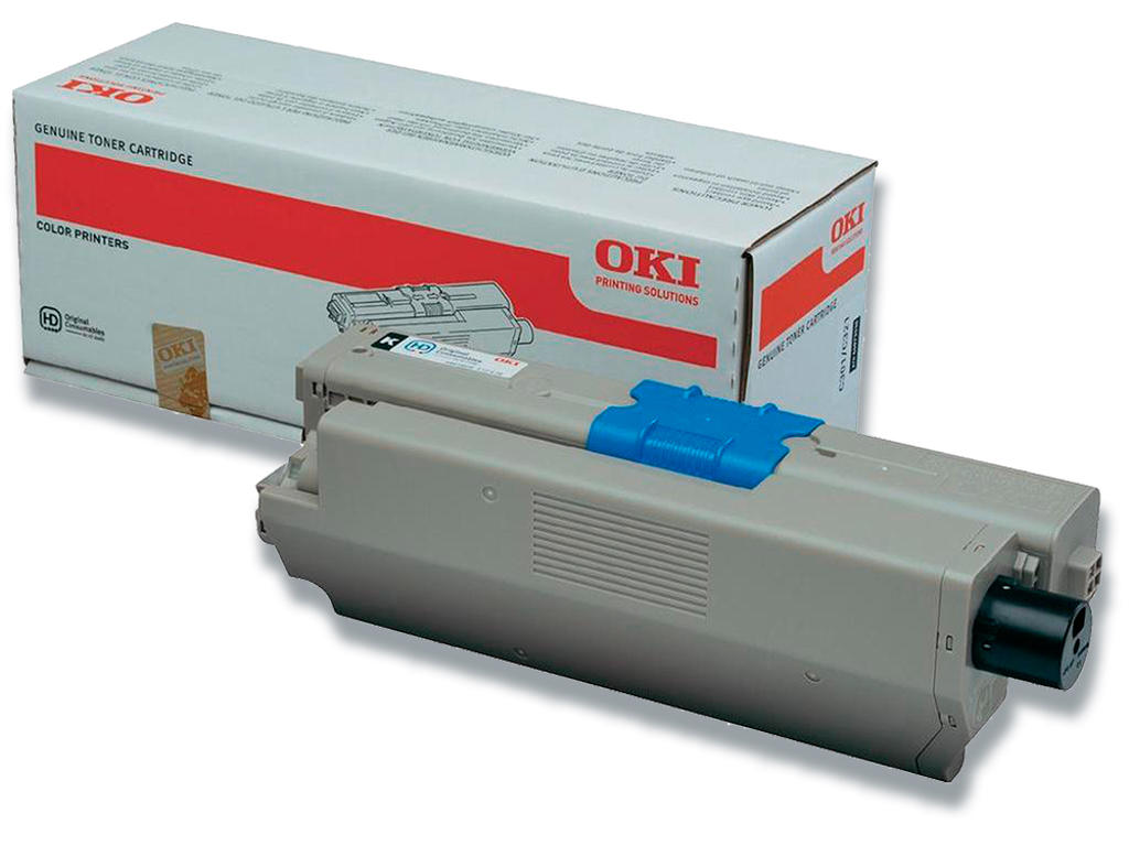 Toner, C301-C321, Black-sort, 2.200 sider, OKI 44973536