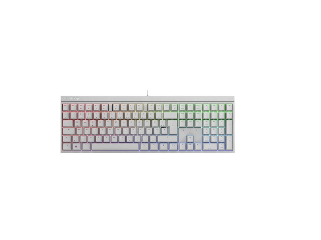 CHERRY MX 2.0S RGB tastatur Spil USB QWERTZ Tysk Hvid
