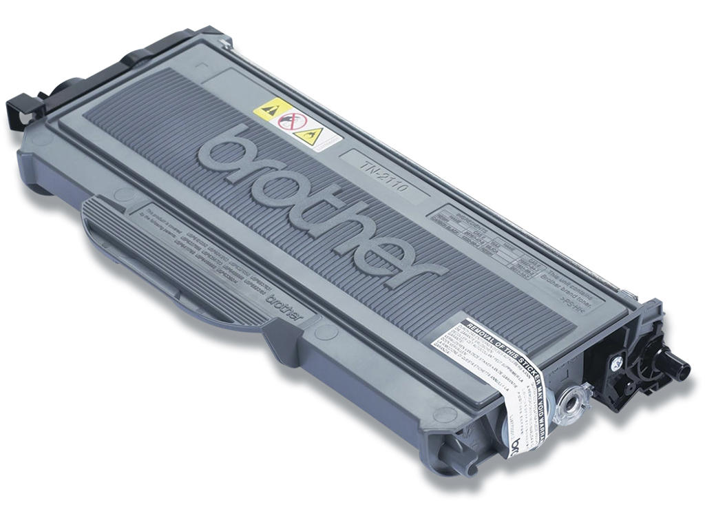 Toner, TN2110, Black-sort, 1.500 sider, Brother 