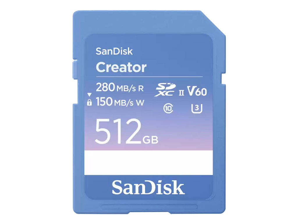 SanDisk Creator 512 GB SDXC UHS-II Klasse 10