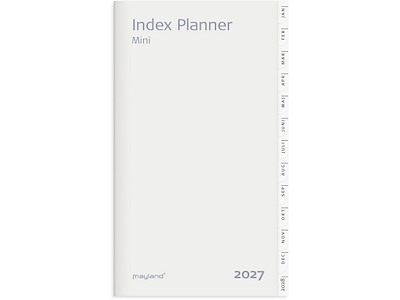 Planner, 2027, Index Mini, 1 måned pr. opslag, Refill, Mayland