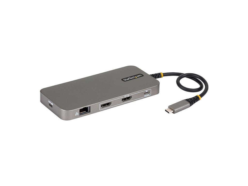 StarTech.com 318B-USB4MULTIPORT dockingstation Ledningsført USB4 Grå