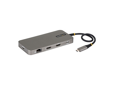 StarTech.com 318B-USB4MULTIPORT dockingstation Ledningsført USB4 Grå