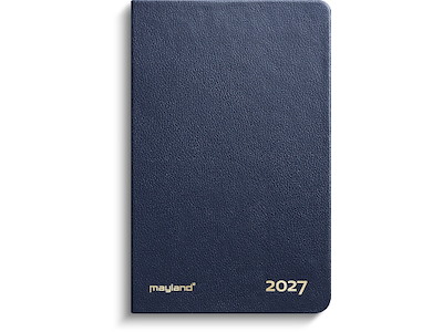 Kalender, 2027, Lomme, 1 uge pr. opslag, Blå, Mayland