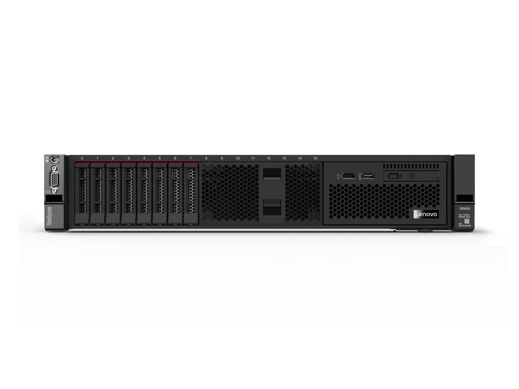 Lenovo ThinkSystem SR665 server Stativ (2U) AMD EPYC 7413 2,65 GHz 64 GB DDR4-SDRAM 1100 W