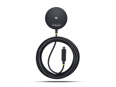 StarTech.com 1PB-WIRELESS-CHARGER oplader til mobil enhed Smartphone Sort USB Trådløs opladning Indendørs