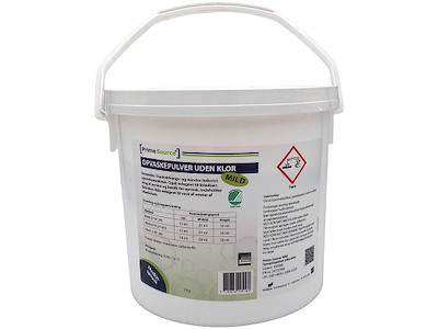 Maskinopvask, Pulver, Uden klor, 5 kg, Pulver Prime Source Mild