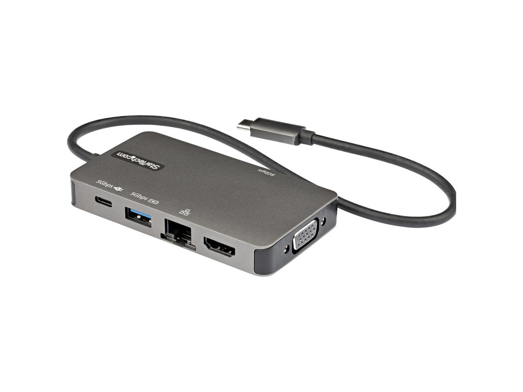 StarTech.com DKT30CHVPD2 dockingstation USB 3.2 Gen 1 (3.1 Gen 1) Type-C Sort, Grå