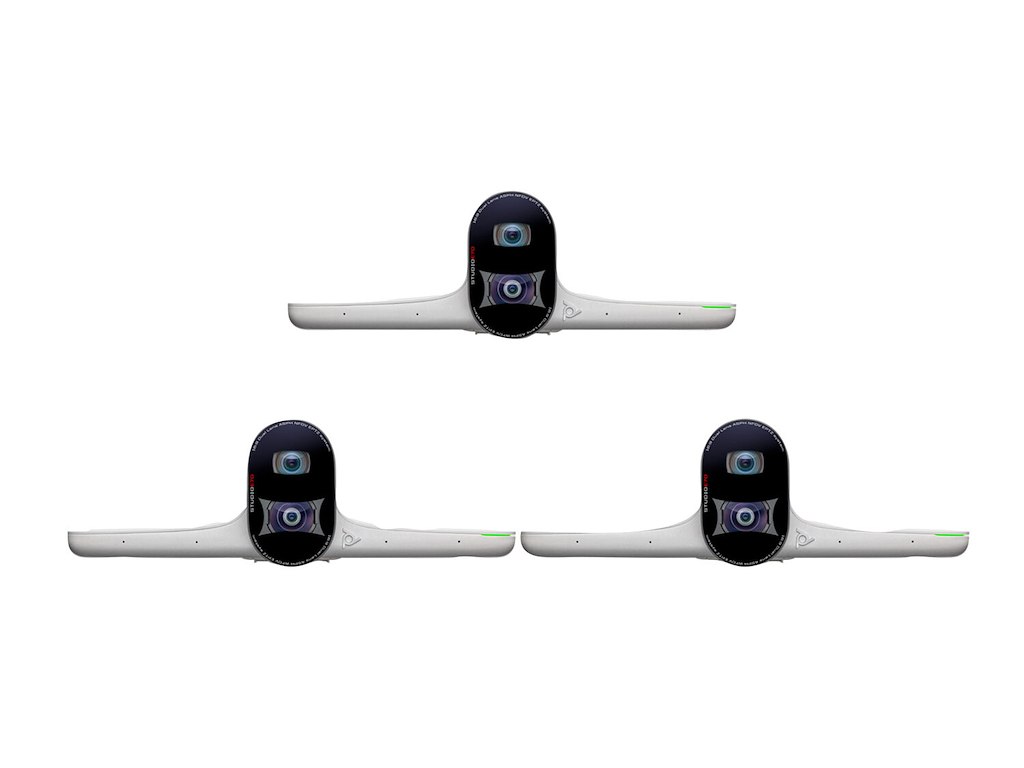 HP Poly Poly Zoom Room Intelligent Director Camera Kit Studio E70x3-kamera (ABB)