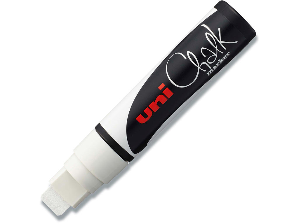Kalk marker, 15 mm, Hvid, 1 stk, uni Chalk PWE-17K