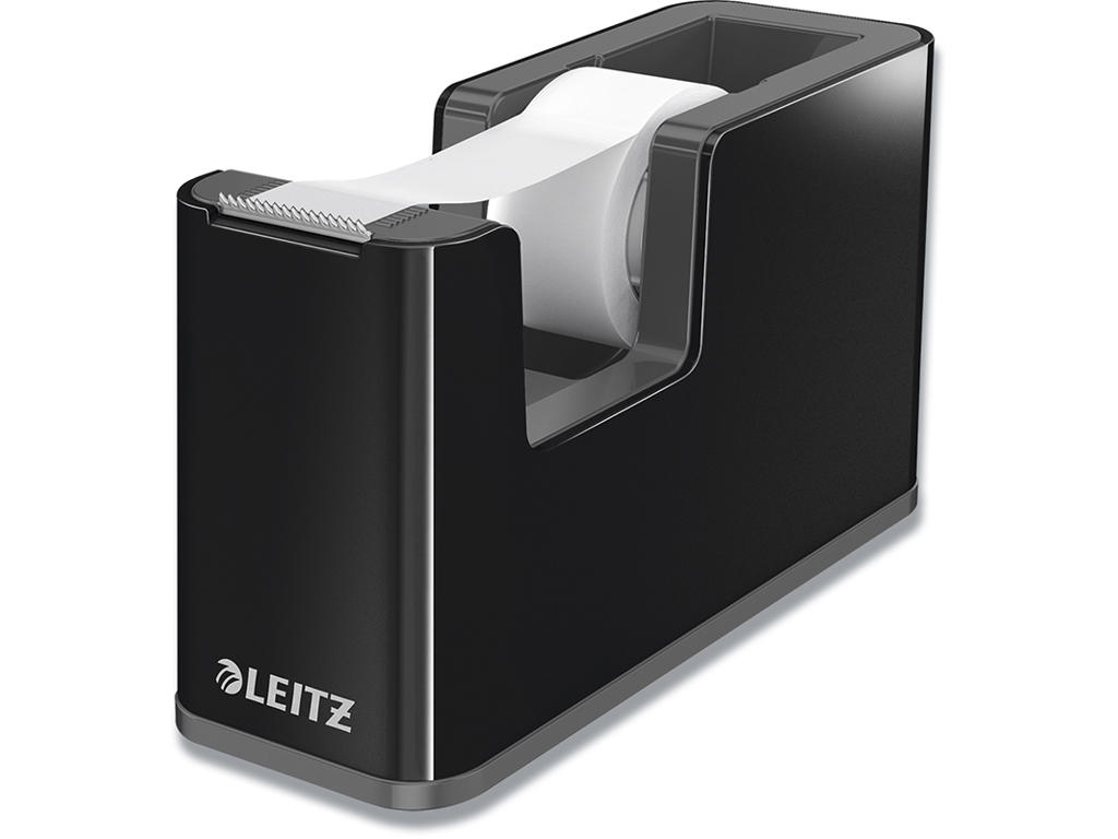 Tapedispenser, Bordmodel, 19 mm x 33 m taperuller, Sort-Antracit, Leitz Dual 