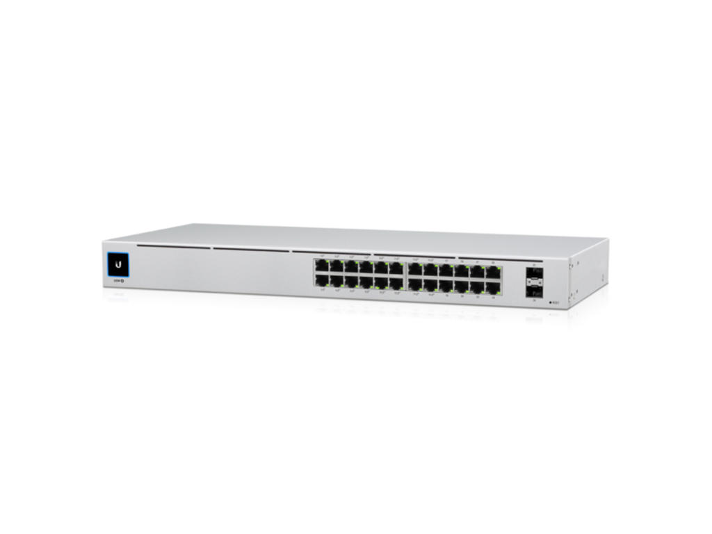 Ubiquiti UniFi USW-24 netværksswitch Administreret L2 Gigabit Ethernet (10/100/1000) Sølv