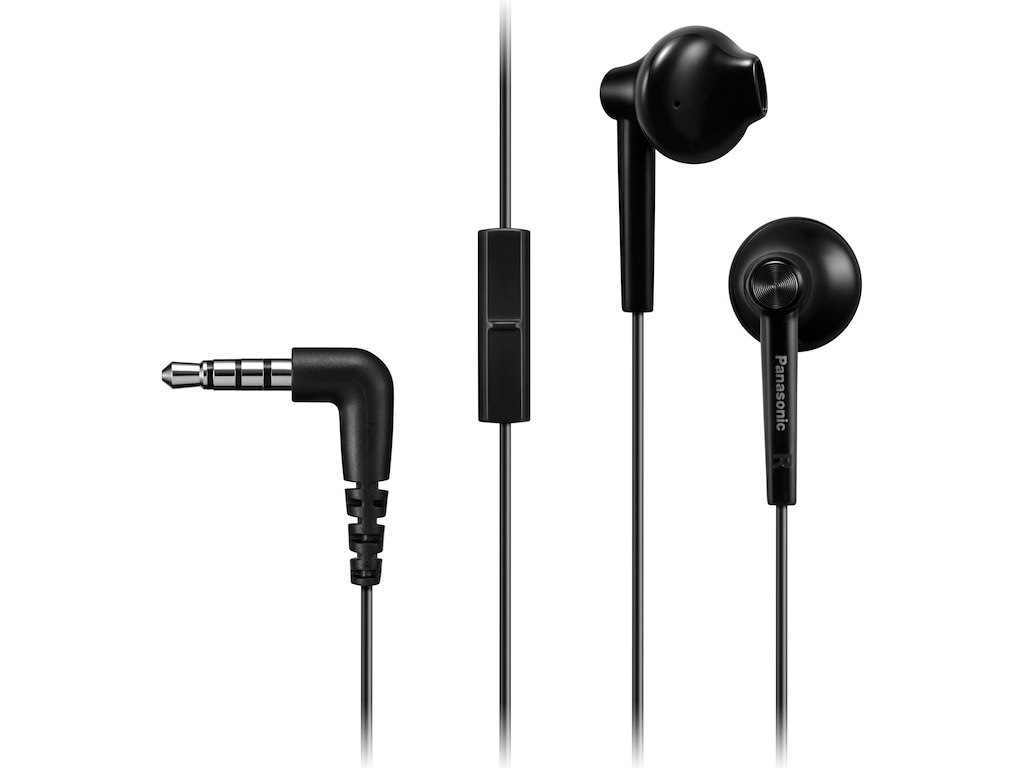 Panasonic RP-TCM55E Headset Ledningsført I ørerne Opkald/musik Sort