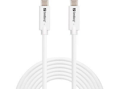 Sandberg 136-75 USB-kabel USB 3.2 Gen 2 (3.1 Gen 2) 3 m USB C Hvid