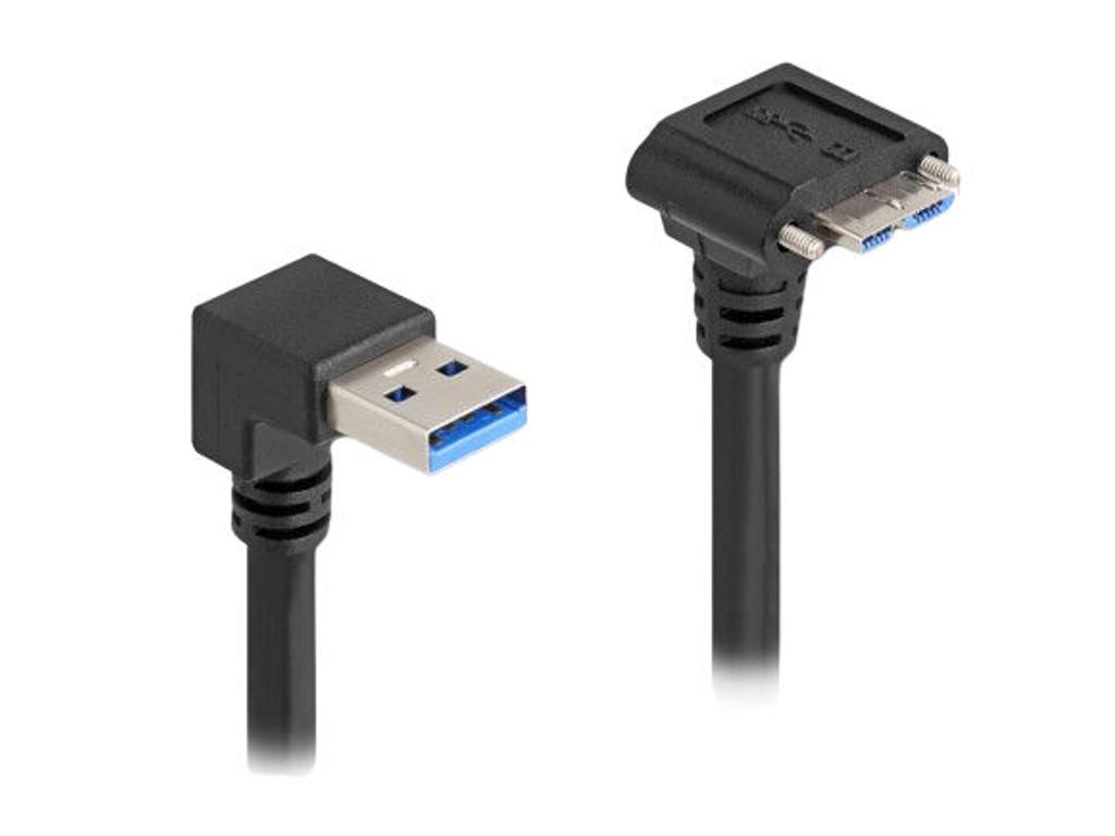 DeLOCK 80482 USB-kabel USB 3.2 Gen 1 (3.1 Gen 1) 1 m USB A Micro-USB B Sort