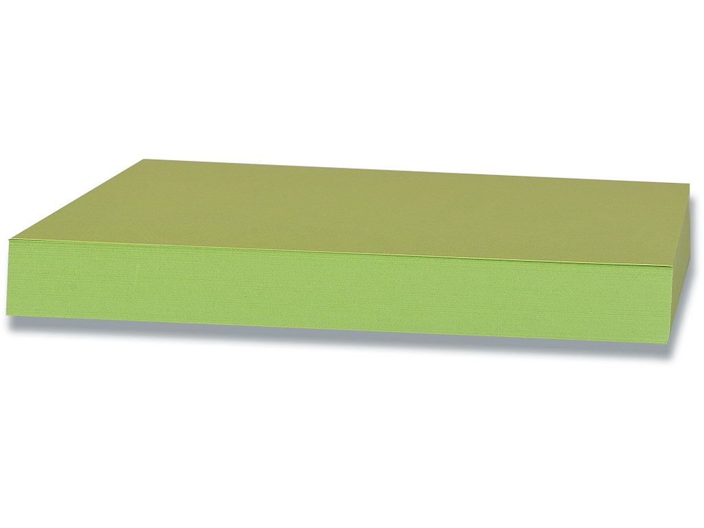 Karton, A4, 180 g/m², Løvgrøn, 100 ark