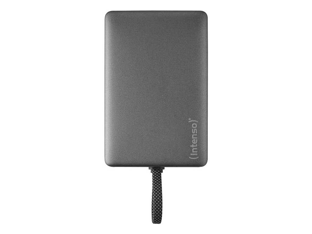 Intenso MC10000 Lithium polymer (LiPo) 10000 mAh Trådløs opladning Sort, Grå