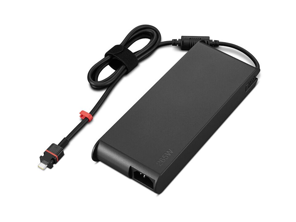 Lenovo 4X21U95390 strømadapter og vekselret Indendørs 265 W Sort