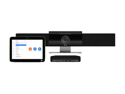HP Poly Poly Studio Medium Room Bundle for Zoom Rooms: Studio USB Video Bar and HP PC w/TC10 (ABB)
