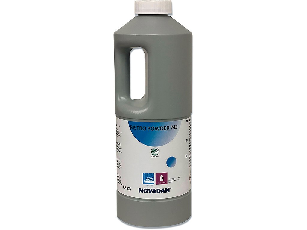 Maskinopvask, Pulver, Uden klor, 1.5 kg, Novadan Bistro Powder 743