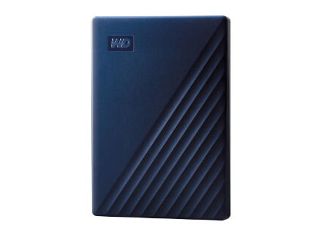 Western Digital My Passport for Mac ekstern harddisk 4 TB USB Type-A / USB Type-C 3.2 Gen 1 (3.1 Gen 1) Blå
