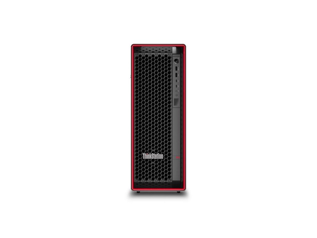 Lenovo ThinkStation P5 Intel® Xeon W W5-2545 64 GB DDR5-SDRAM 1 TB SSD NVIDIA RTX 4000 Ada Windows 11 Pro for Workstations Tower Workstation Sort, Rød