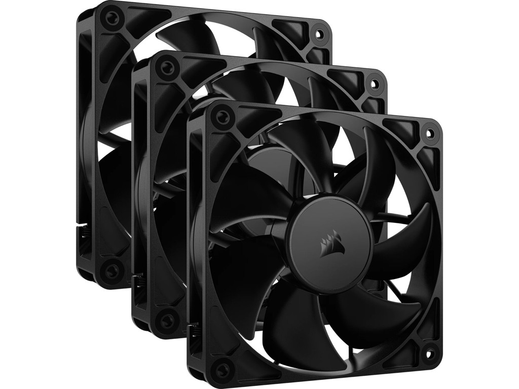 Corsair RS120 Computerkabinet Ventilator 12 cm Sort 3 stk
