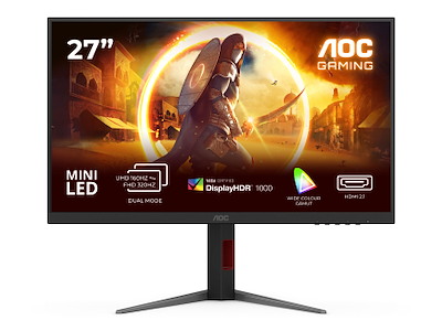 AOC G4 U27G4XM computerskærm 68,6 cm (27") 3840 x 2160 pixel 4K Ultra HD LED Sort, Rød