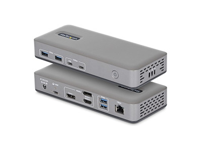 StarTech.com 199UE-USBC-DOCK dockingstation Ledningsført USB 3.2 Gen 2 (3.1 Gen 2) Type-C Grå