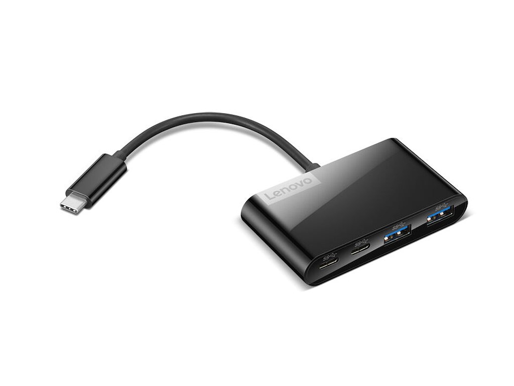Lenovo GX91L84354 interface hub USB 3.2 Gen 1 (3.1 Gen 1) Type-C 625 Mbit/s Sort