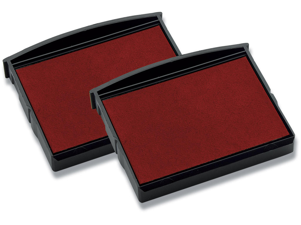 Stempelpude, 2 stk, Rød, E/2100RD, Til Colop 2100 2100/3 2100/6