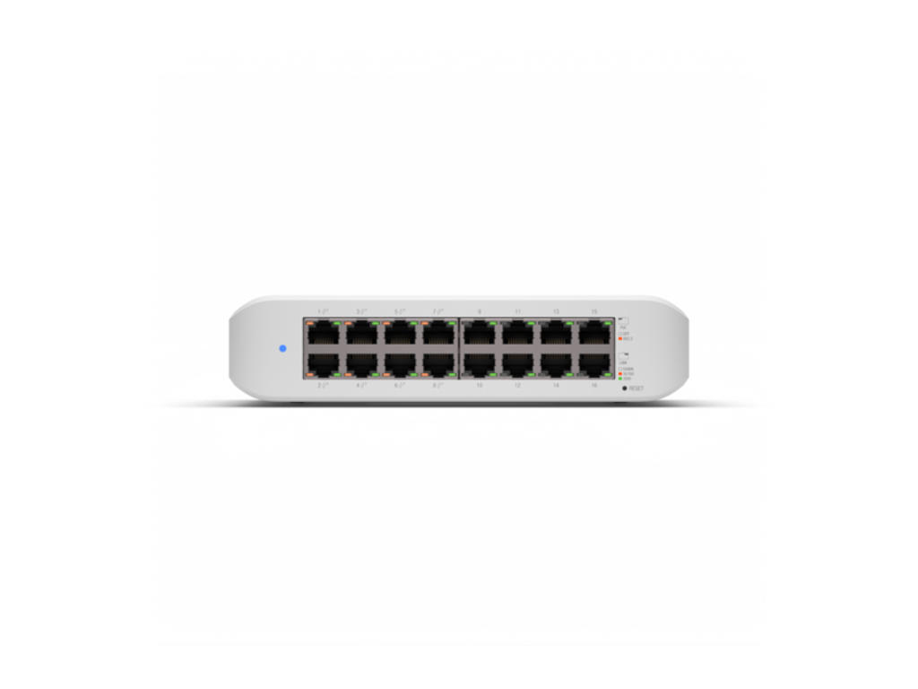 Ubiquiti UniFi Switch Lite 16 PoE L2 Gigabit Ethernet (10/100/1000) Strøm over Ethernet (PoE) Hvid
