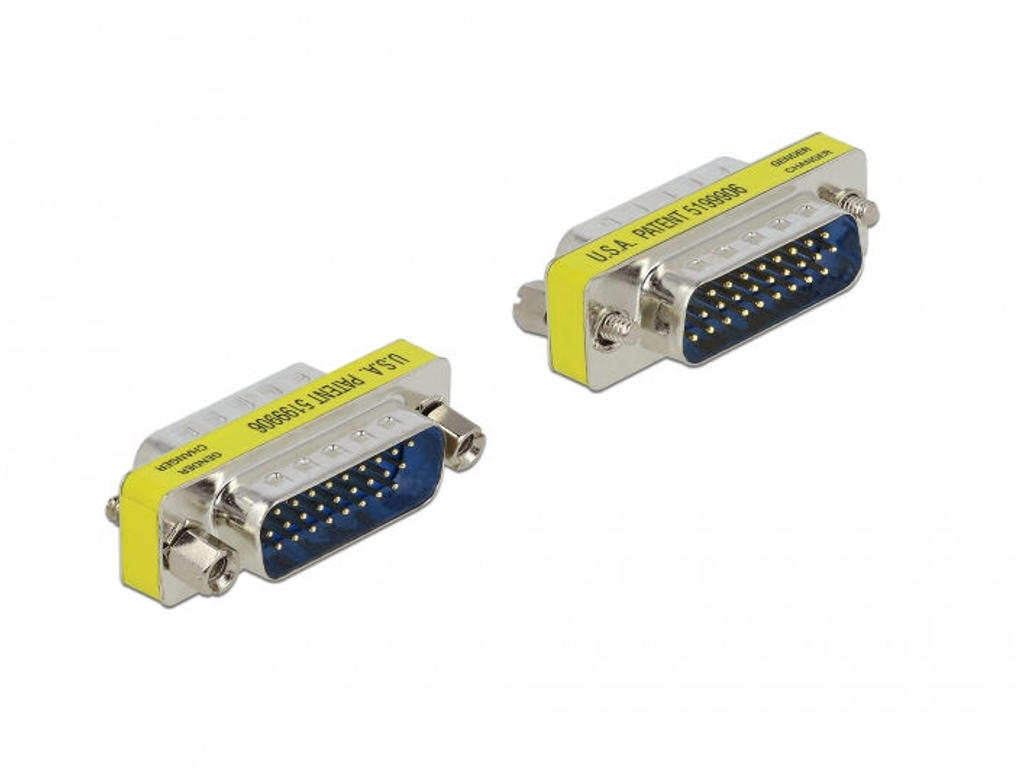 DeLOCK 65112 kabel kønsskifter D-Sub 26pin Sølv