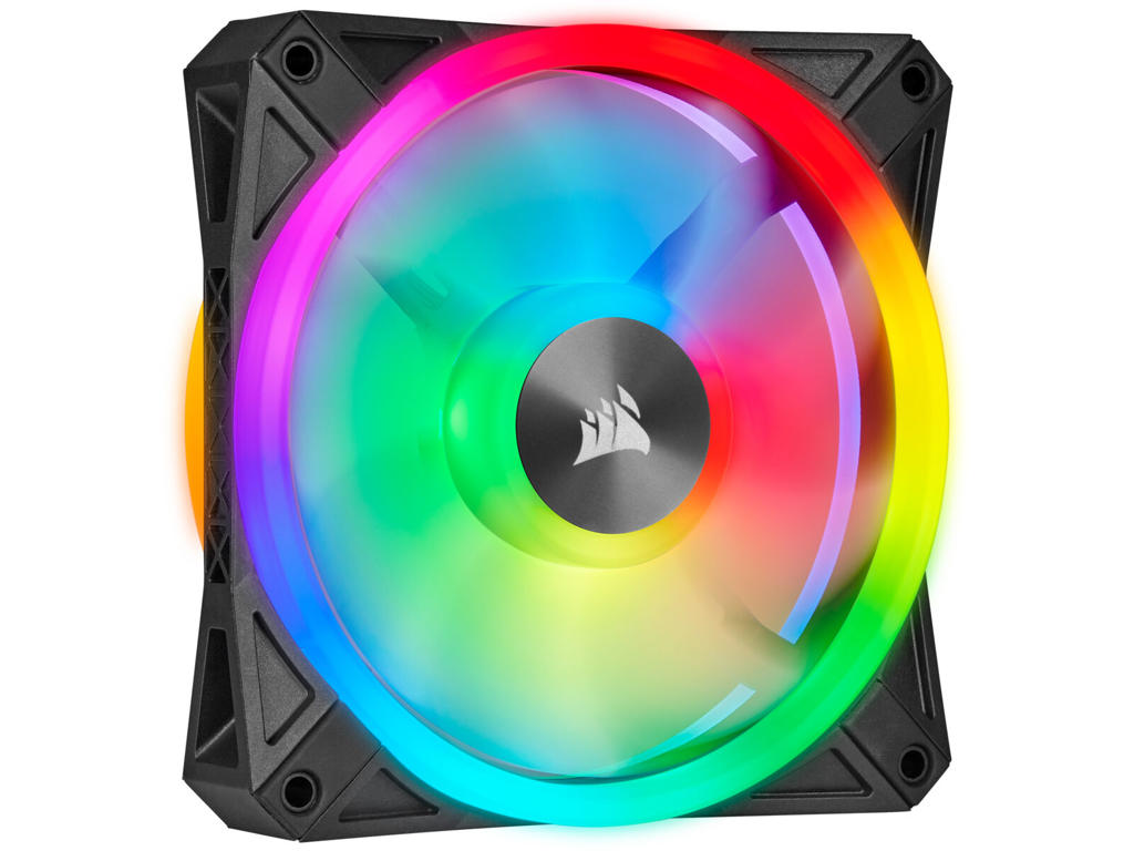 Corsair iCUE QL140 RGB Computerkabinet Ventilator 14 cm Sort, Grå
