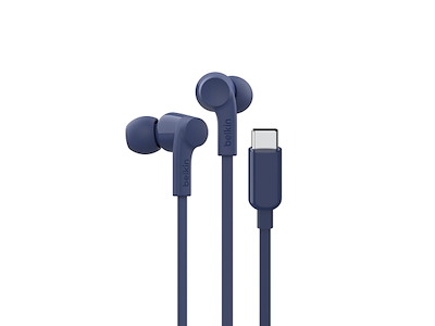 Belkin SoundForm Headset Ledningsført I ørerne Musik/hverdag USB Type-C Blå