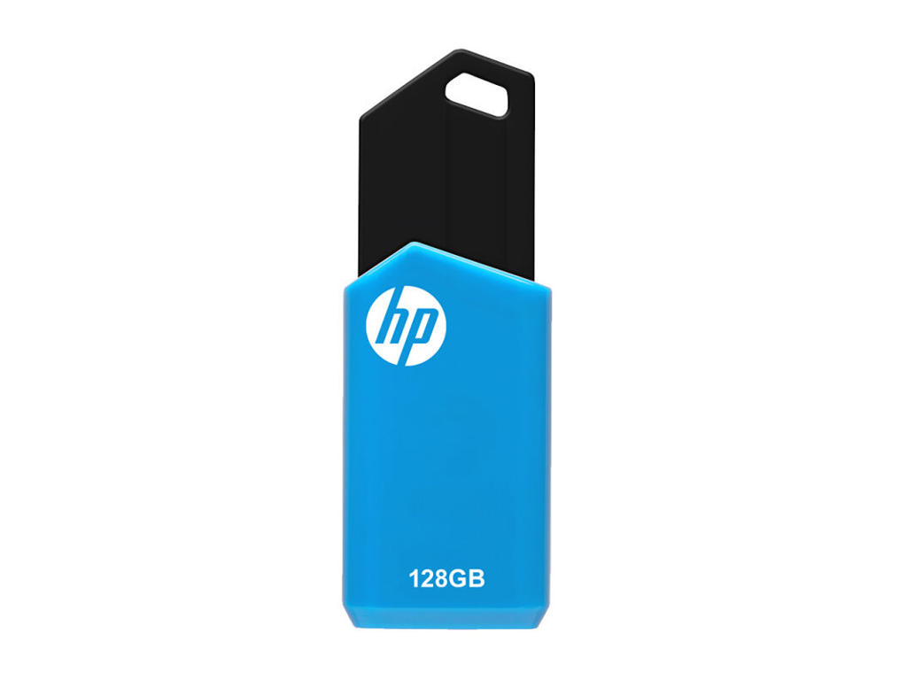 HP v150w USB flash drive 128 GB USB Type-A 2.0 Black, Blue
