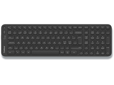 Tastatur, Trådløs, Mid-Size, Med numerisk tastatur, Sort, RollerMouse Balance Wireless