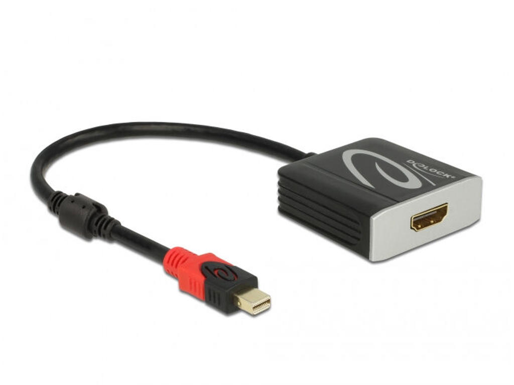 DeLOCK 65302 videokabel adapter 0,2 m Mini DisplayPort HDMI Grå