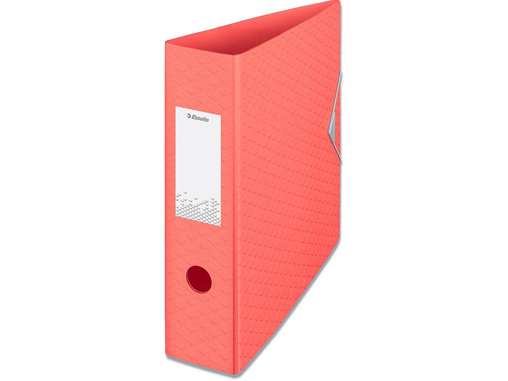 Brevordner, A4, 8.2 cm, Koral, Esselte Colour'Breeze Bred
