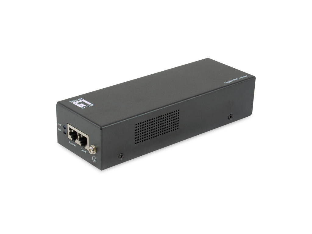 LevelOne POI-5003 PoE adapter Hurtigt ethernet, Gigabit Ethernet