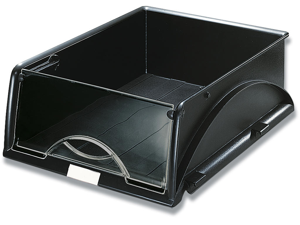 Brevbakke, Sort, A4, Med låge, Leitz Sorty 