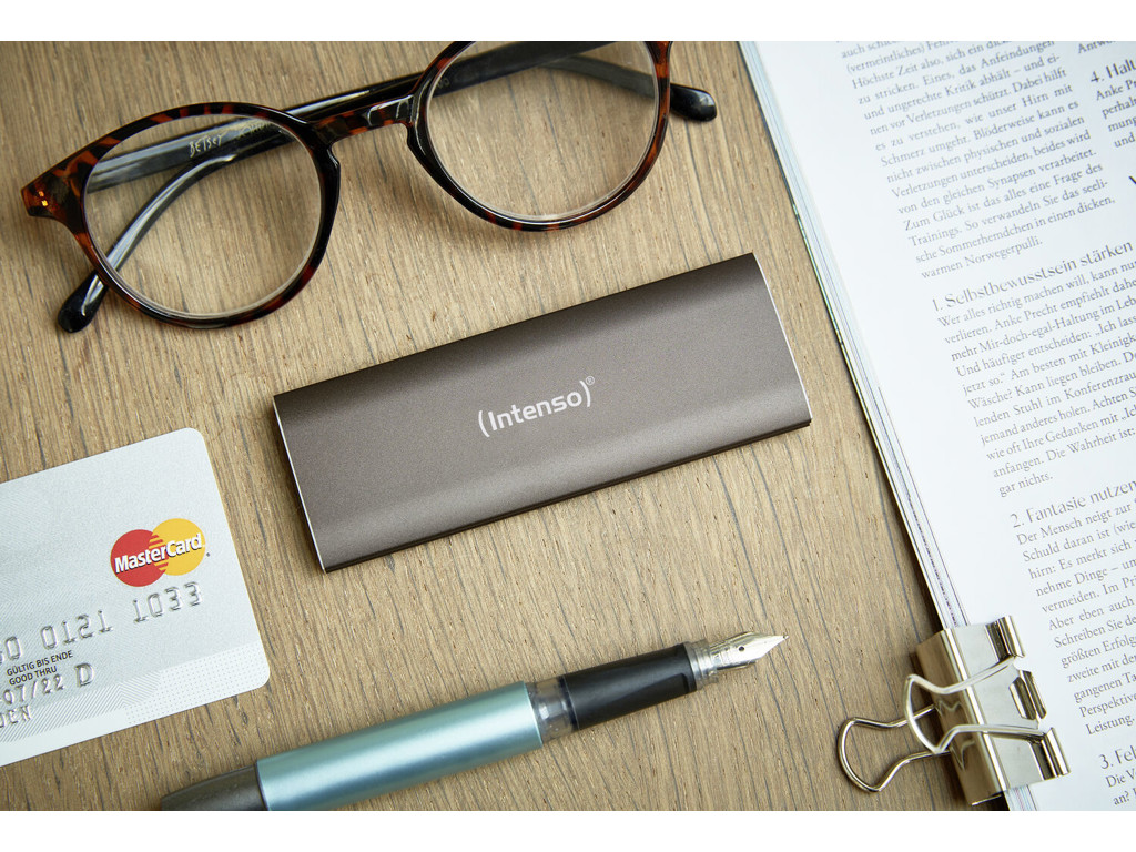 Intenso 3825440 ekstern solid state driver 250 GB USB Type-A 3.2 Gen 2 (3.1 Gen 2) Brun