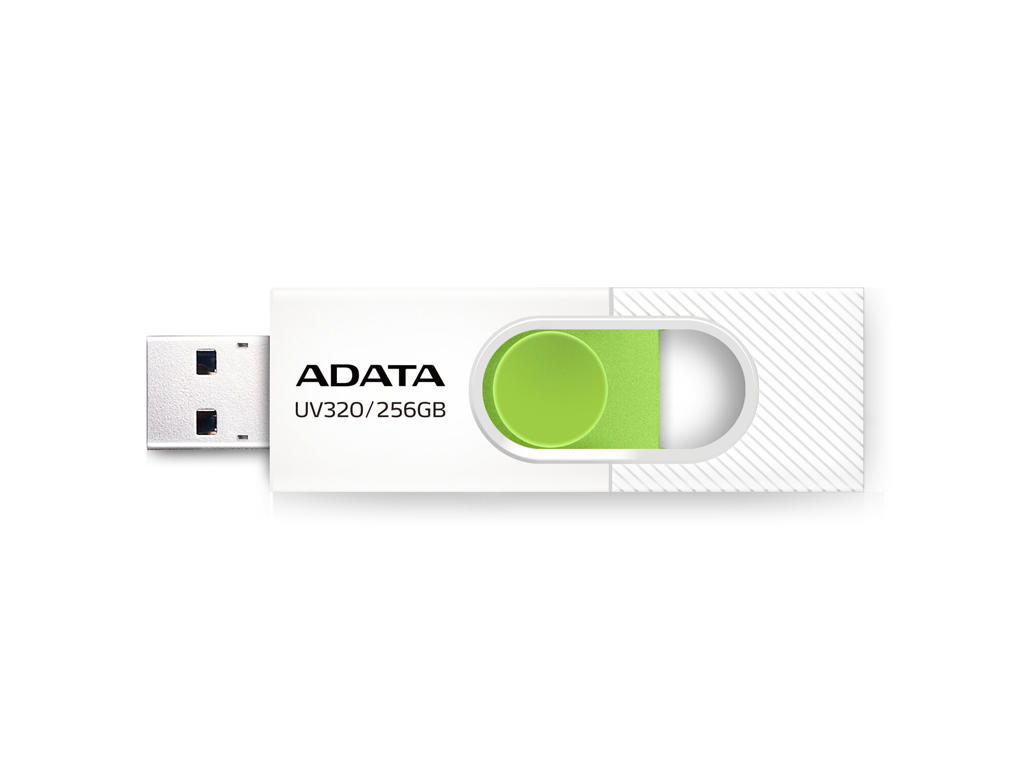 ADATA UV320 USB-nøgle 256 GB USB Type-A 3.2 Gen 1 (3.1 Gen 1) Grøn, Hvid