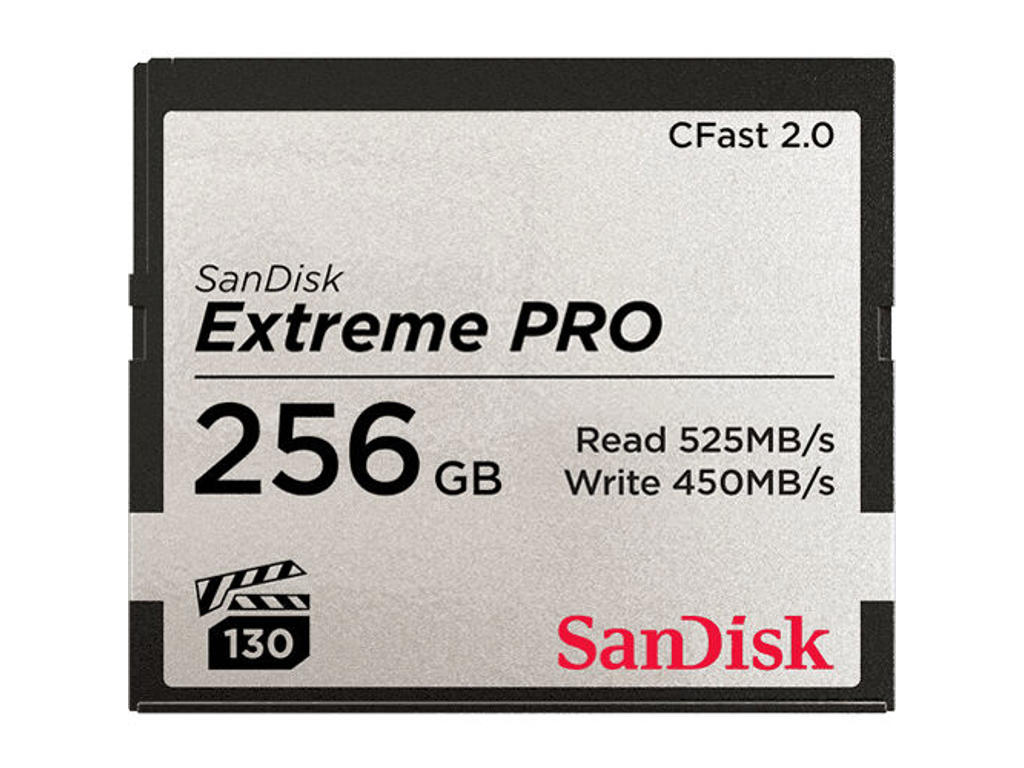 SanDisk Extreme Pro 256 GB CFast 2.0